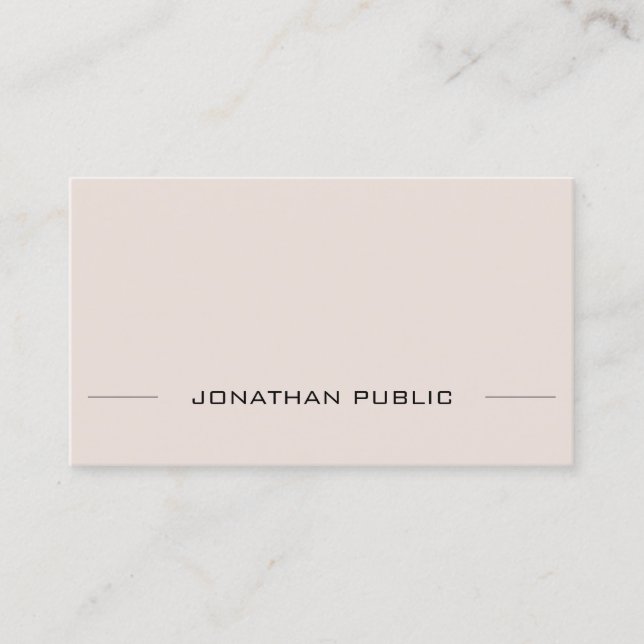 Carte De Visite Élégant Texte Gothique Professionnel Artistique Si (Devant)