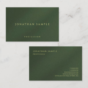 Carte De Visite Élégant votre texte personnalisé Papier brillant E