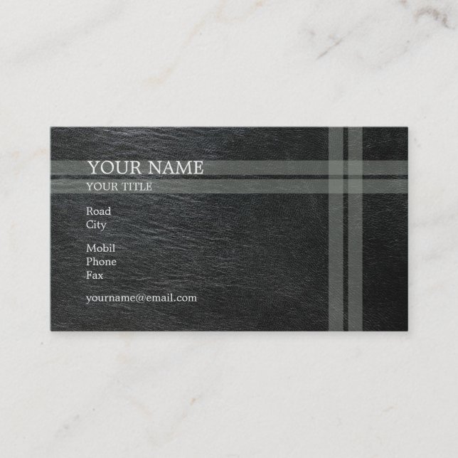 Carte de Visite Élégante (Devant)