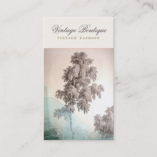 Carte De Visite Elégante boutique de mode Vintage Victorienne