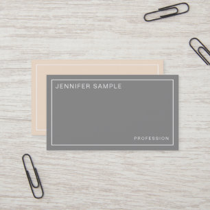Carte De Visite Elégante Couleurs Professionnel Design élégant Mod