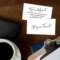 Élégante et minimaliste typographie "Nous avons bo