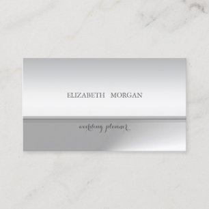 Carte De Visite Élégante Glitterie Chic Professionnelle