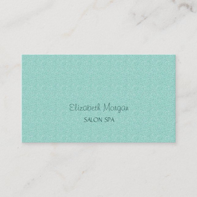 Carte De Visite Élégante Glitterie professionnelle de luxe (Devant)