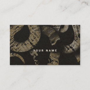 Carte De Visite Elégante Medusa Snakes Art Luxe