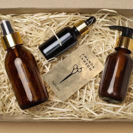 Carte De Visite Elégante Peigne de mouton gris Aquarelle