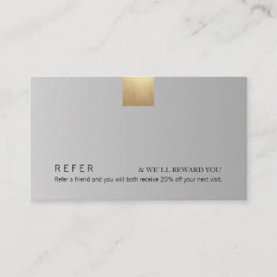 Carte De Visite Élégante référence à l'accentuation de l'or 