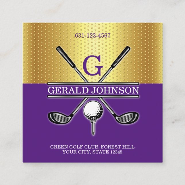 Carte de visite élégante simple personnalisée dégr (Devant)