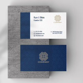 Carte De Visite Élégante start-up, gestionnaire, PDG & Fondateur