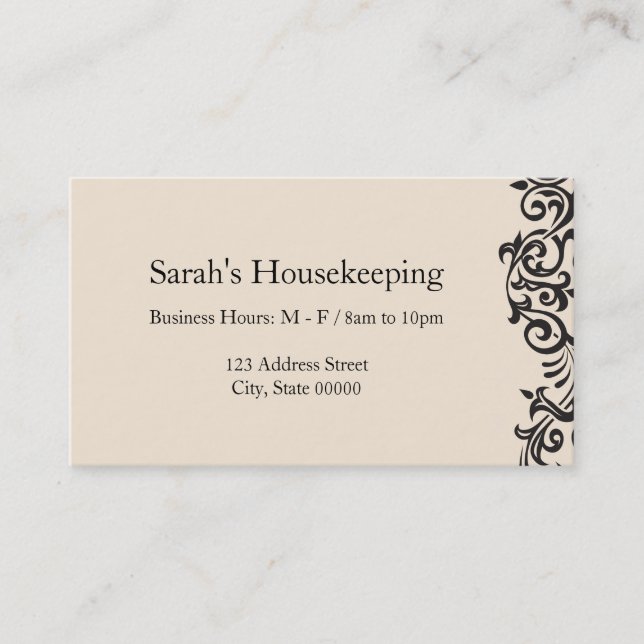 Carte De Visite Elément de conception (Devant)