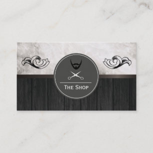 Carte De Visite Eléments de finition en bois de marbre précieux