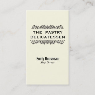 Carte De Visite Éléments naturels   Delicatessen 2