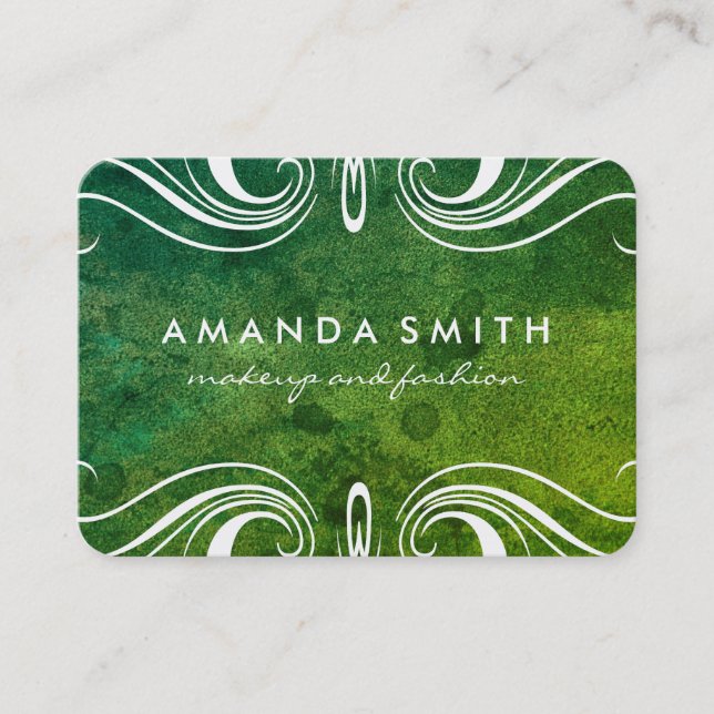 Carte De Visite Éléments soignés (Devant)