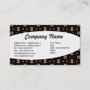 Carte De Visite Éliptique - Abstrait 012