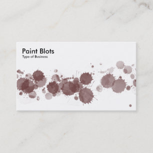 Carte De Visite Emballages de peinture - Brown