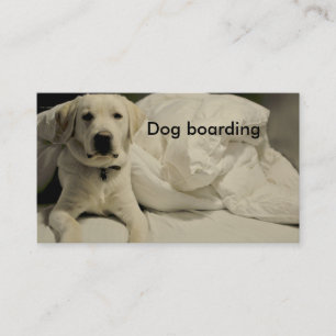 Carte De Visite Embarquement/chenil de chien