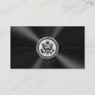 Carte De Visite Emblème du département d'État (DoS) des États-Unis