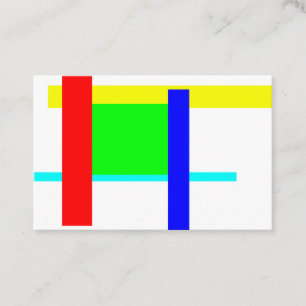 Carte De Visite Embrassage coloré