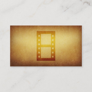 Carte de visite empaqueté de photographe de film