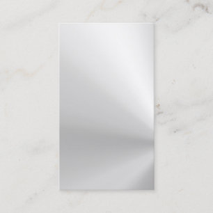 carte de visite en aluminium balayé brillant