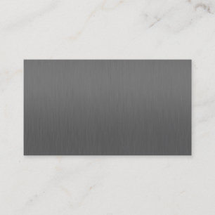 carte de visite en aluminium balayé par gunmetal