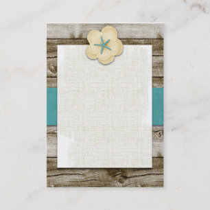 Carte de visite en bois vintage de ketmie