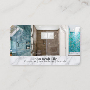 Carte de visite en carrelage
