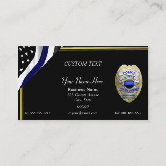 Carte de visite en chef de la police de la Ligne B
