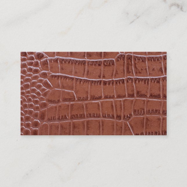 Carte de visite en cuir Brown de texture (Devant)