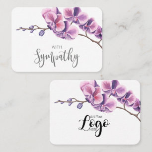Carte De Visite En mémoire Sympathy Memorial Angel garde un cadea