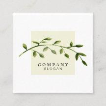 Carte de visite en pastel de carré de beige de