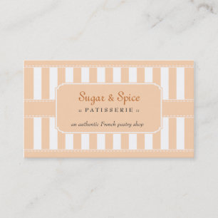 Carte de visite en pastel de Patisserie