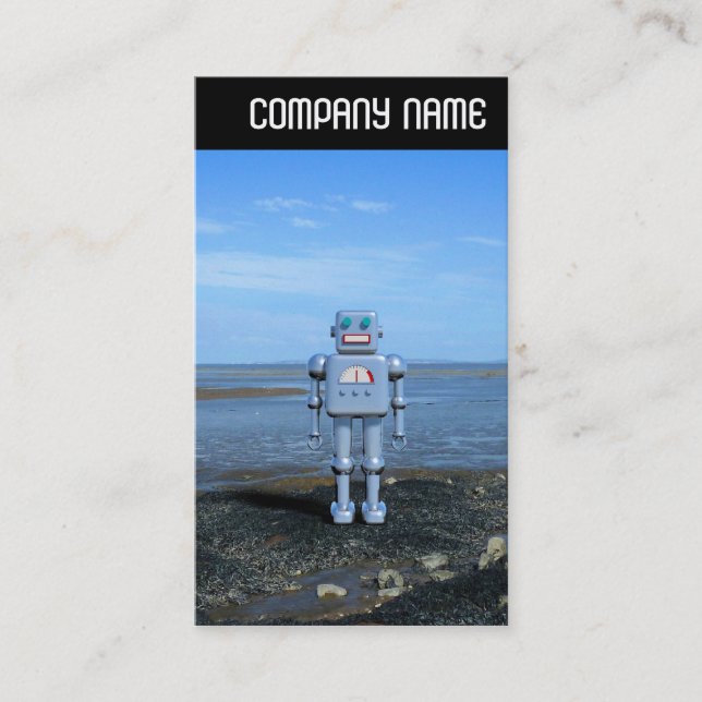 Carte De Visite En-tête V - Au bord de la mer (Devant)