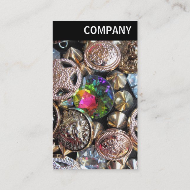 Carte De Visite En-tête V - Bling Marché aux puces (Devant)