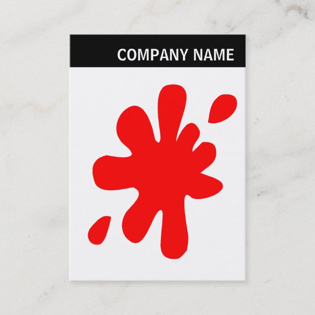 Carte De Visite En-tête V - Image - Big Red Blot (Devant)