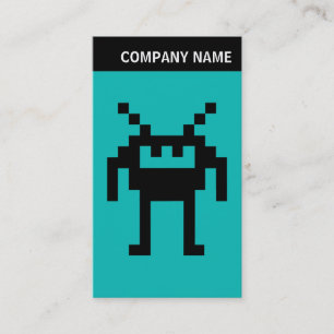 Carte De Visite En-tête V - Image - Nanobot sur Aqua-blue