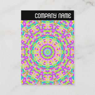 Carte De Visite En-tête V - Kaleidoscope coloré 03