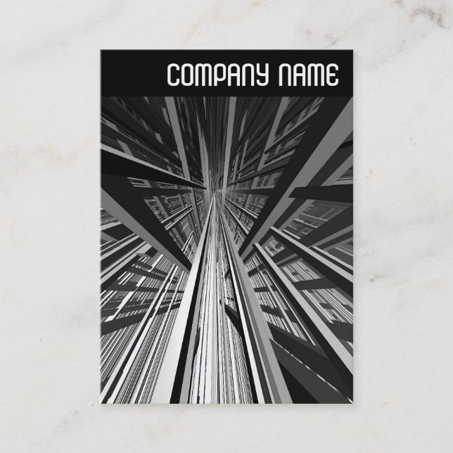 Carte De Visite En-tête V - Perspective extrême (Devant)