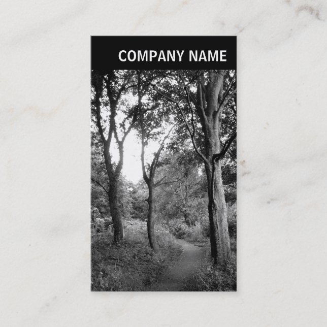 Carte De Visite En-tête V - Photo - Woodland (Devant)