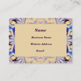 Carte de visite encadré marbré