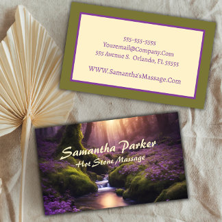 Carte De Visite Enchanter violet