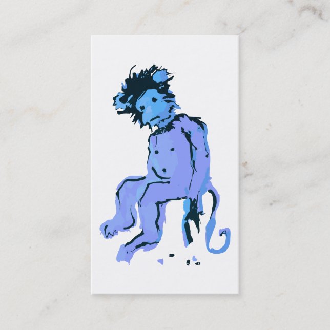 Carte De Visite encre de singe d'emo (Devant)