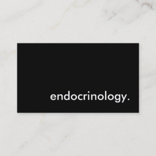 Carte De Visite endocrinologie.