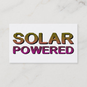 Carte De Visite énergie solaire