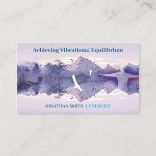 Carte De Visite ÉNERGIE, Yoga, Guérison, Entraînement Mindfult