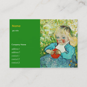 Carte De Visite Enfant à l'orange, 1890. Vincent van Gogh