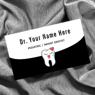 Carte De Visite Enfants Dentist Dental Cute Kawaii Tooth Drôle Sim