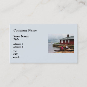 Carte De Visite Enfants jouant par Harbour Essex CT