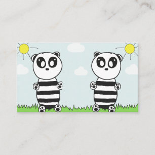 Carte De Visite Enfants Panda