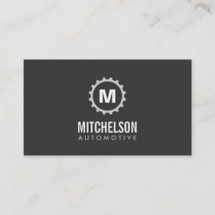 Carte De Visite Engin Automobile Initiale 2 Réparation Automatique